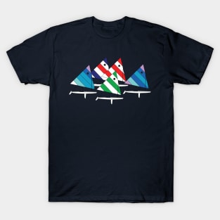 Sunfish Sailboats Racing T-Shirt